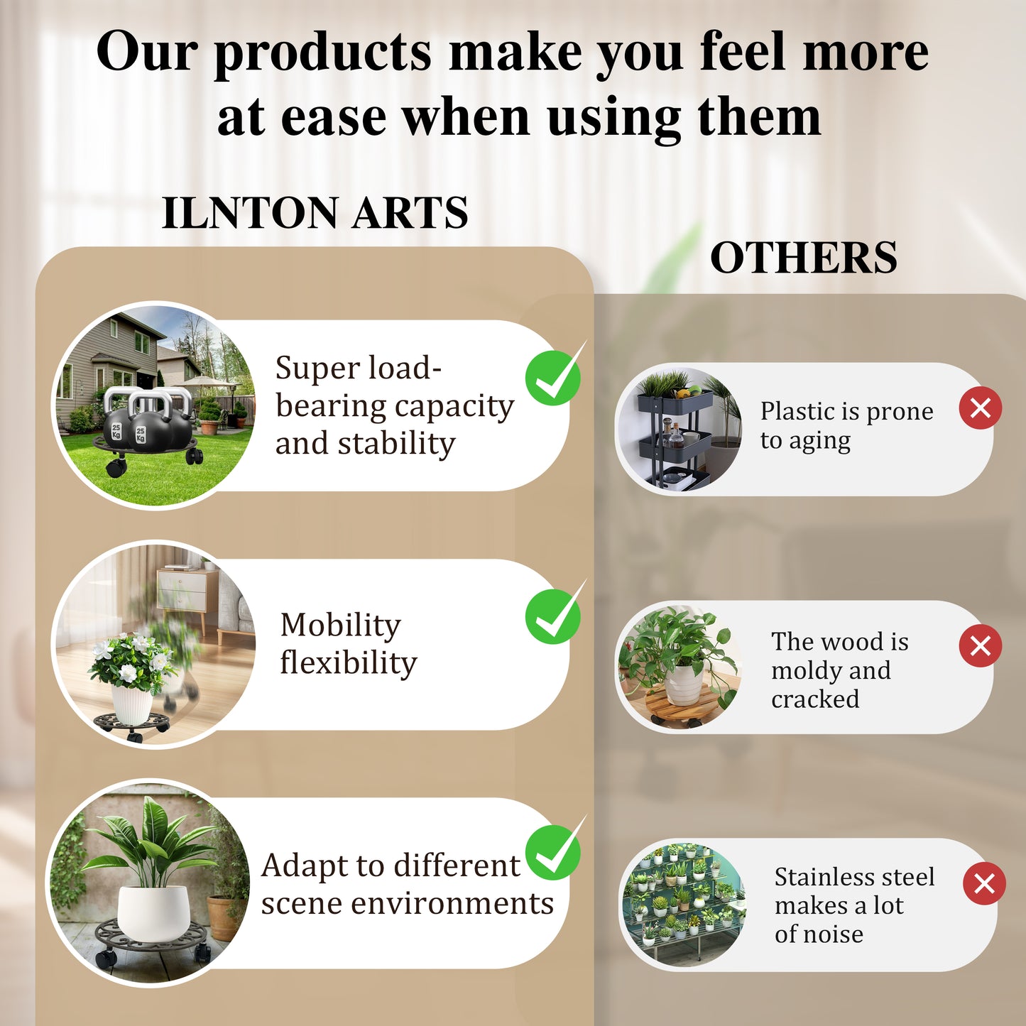 plant stands with wheel plant stand outdoor flower pot base,
movable base for flower pot,