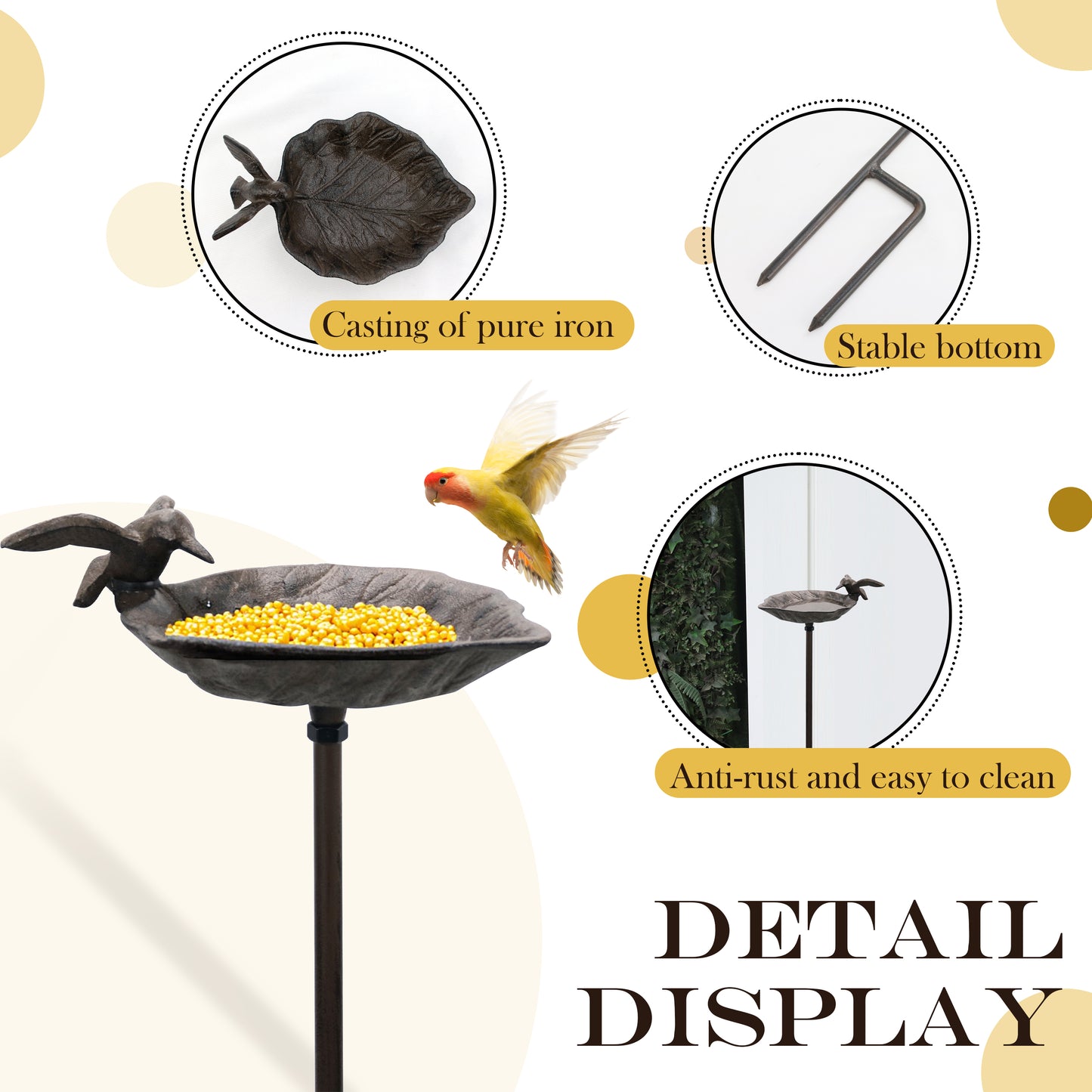 tall bird feeder,
leaf bird feeder,
vintage bird feeders