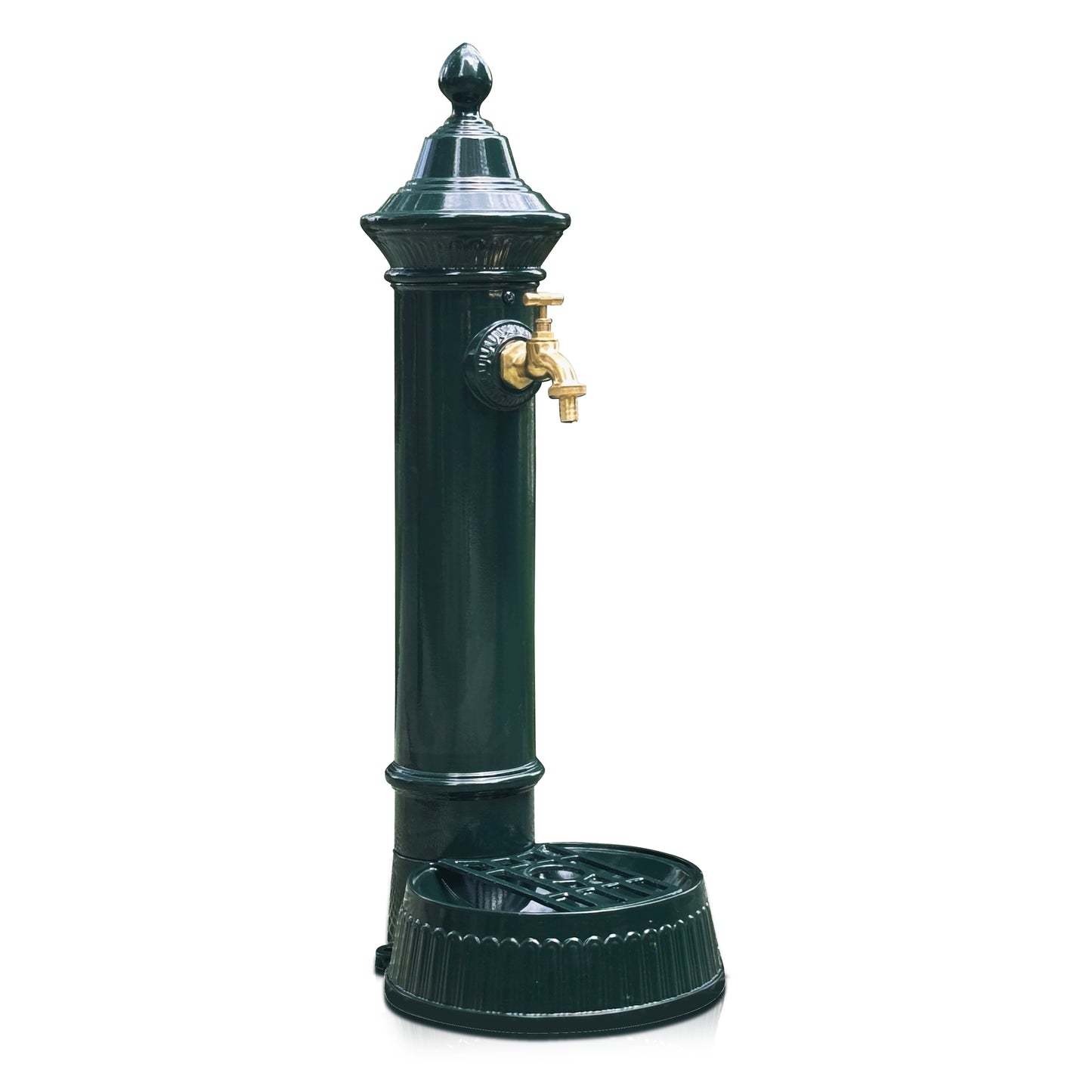 Linton Cast Iron Outdoor Water Column with Faucet, Freestanding Floor Mounted Hydrant Water Tap, Garden Hydrant With Faucet Retro Water Column for Garden Farm Pasture Backyard Irrigation Washing