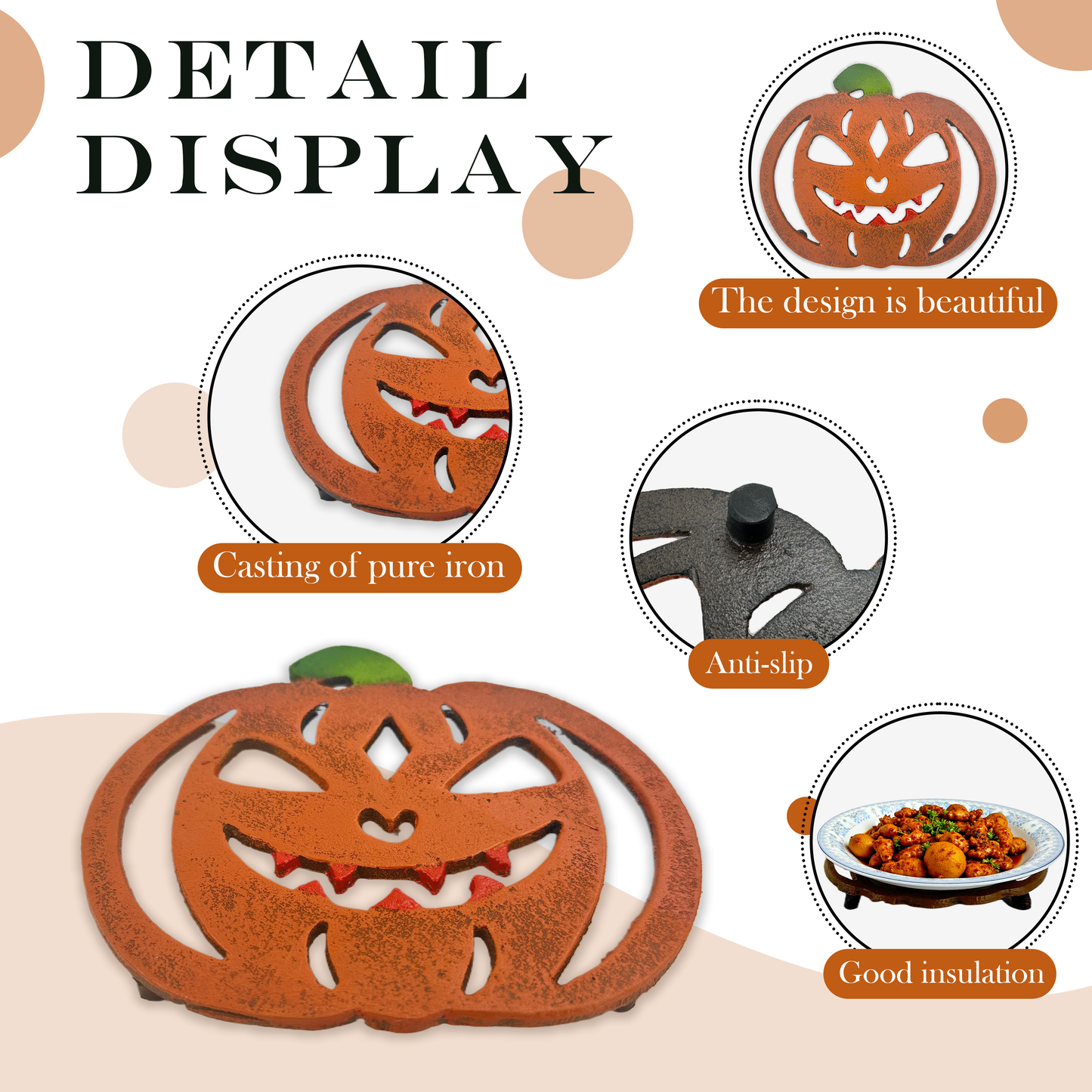 Sand pot insulation pad
Halloween decorations
kitchenware