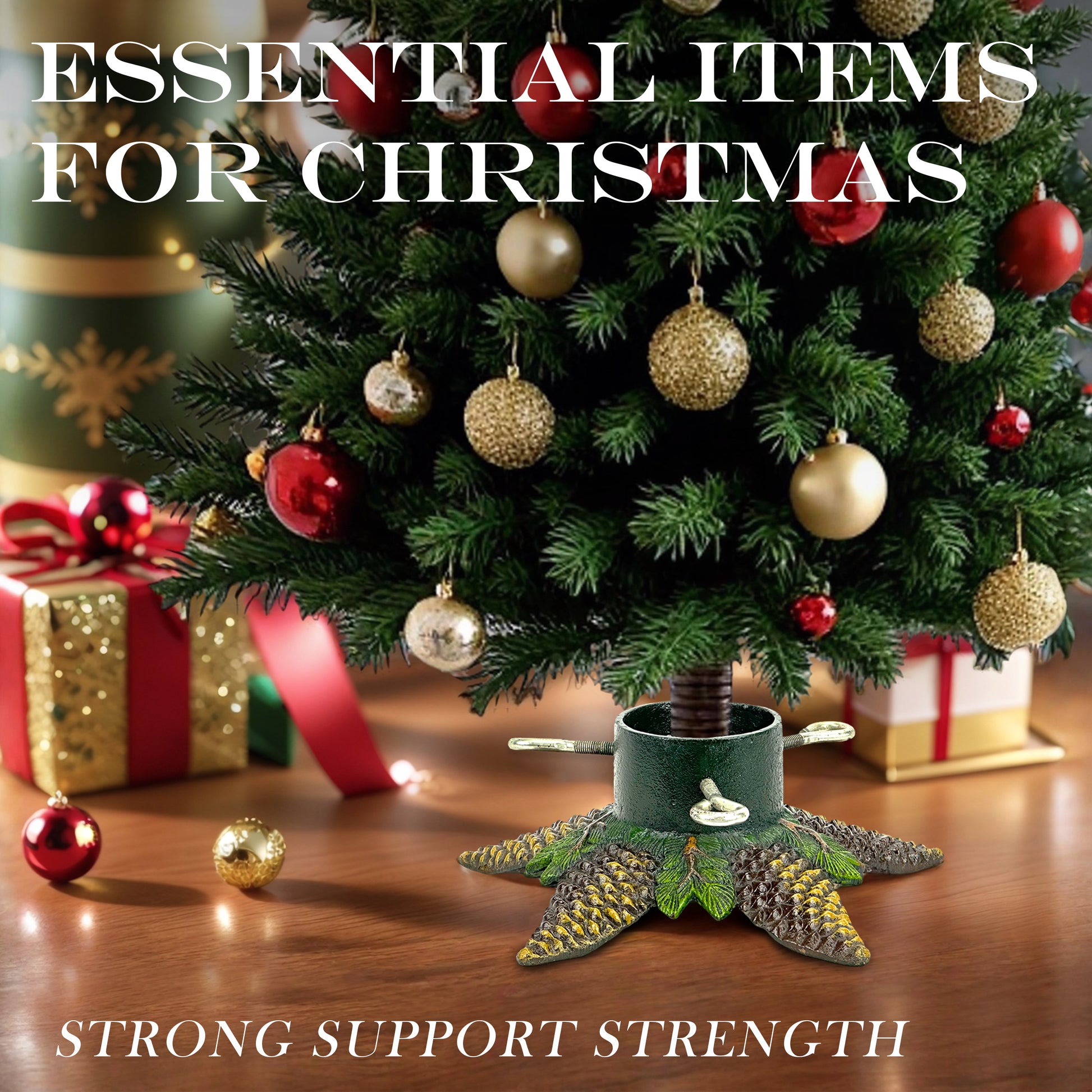 Cast Iron Artificial Christmas Tree Stand
Pinecone-designed Christmas Tree 