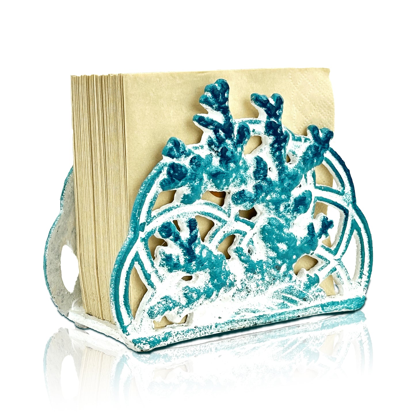 Napkin Holder for Table,
Cast Iron Standing Napkin Dispenser