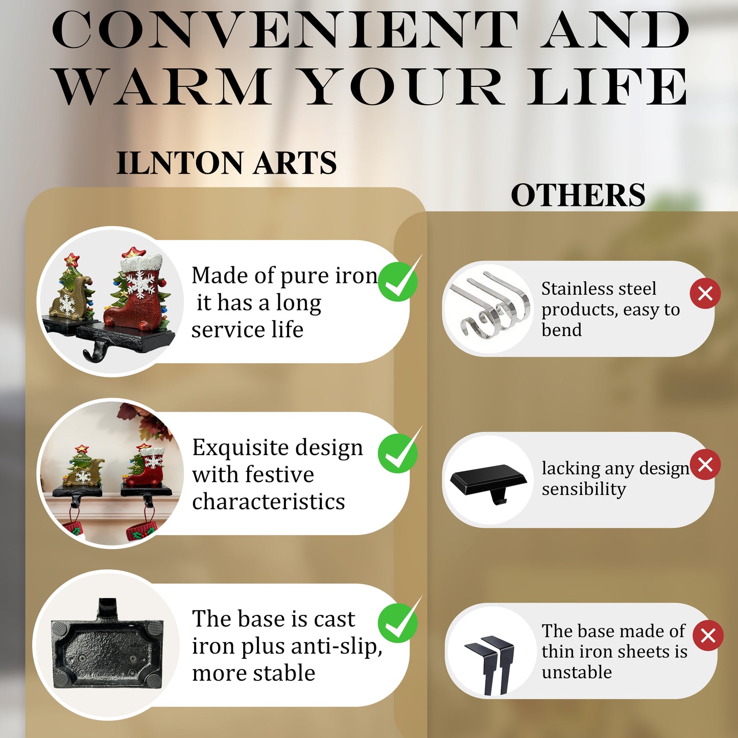 christmas stocking holders，
stocking holders for mantle；