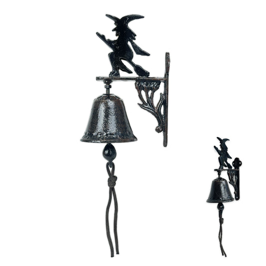 Vintage Witch DoorBells, 
Cast Iron Dinner Bell Outdoor