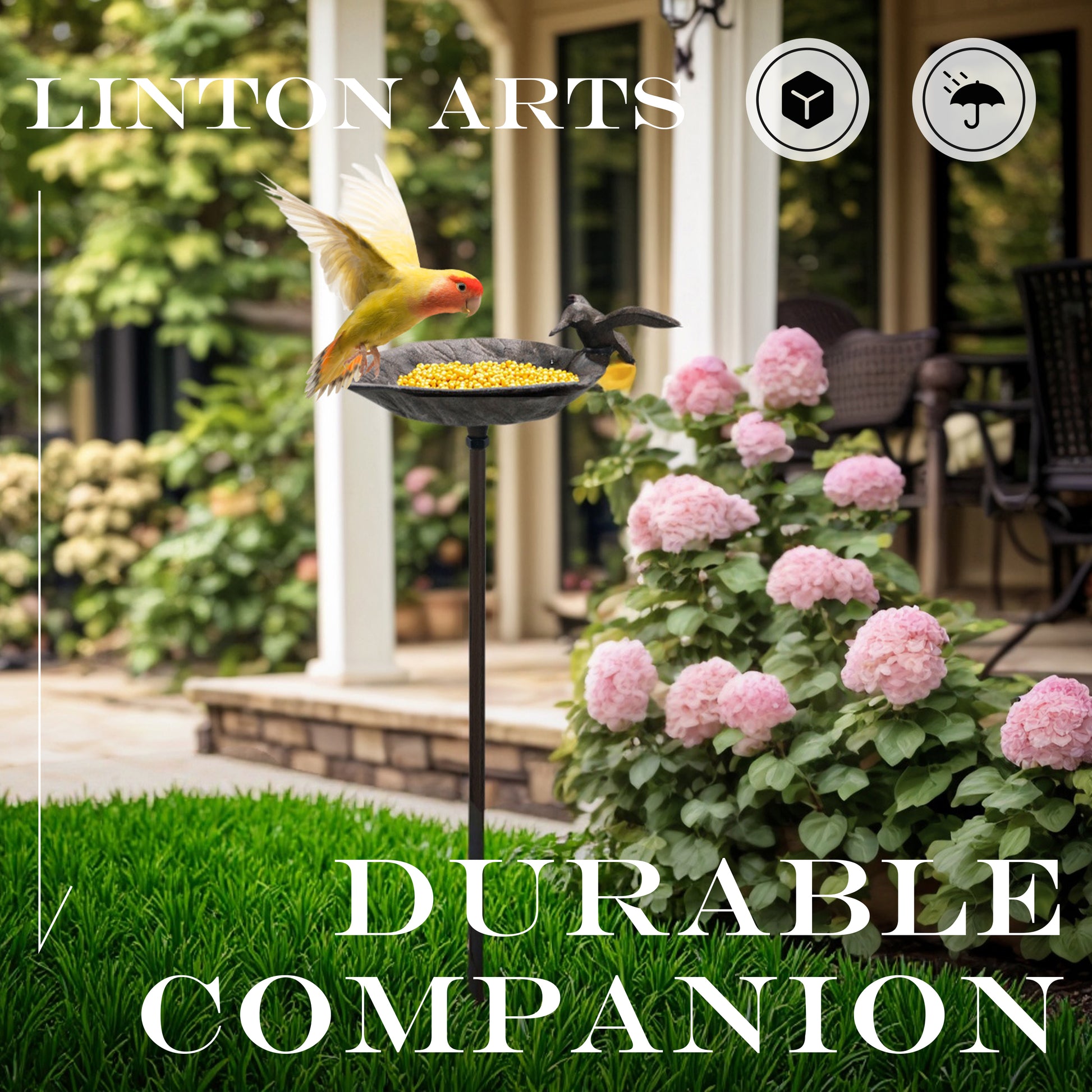 bird feeders for outdoors, 
standing bird feeders for outdoors, 
cast iron bird feeder