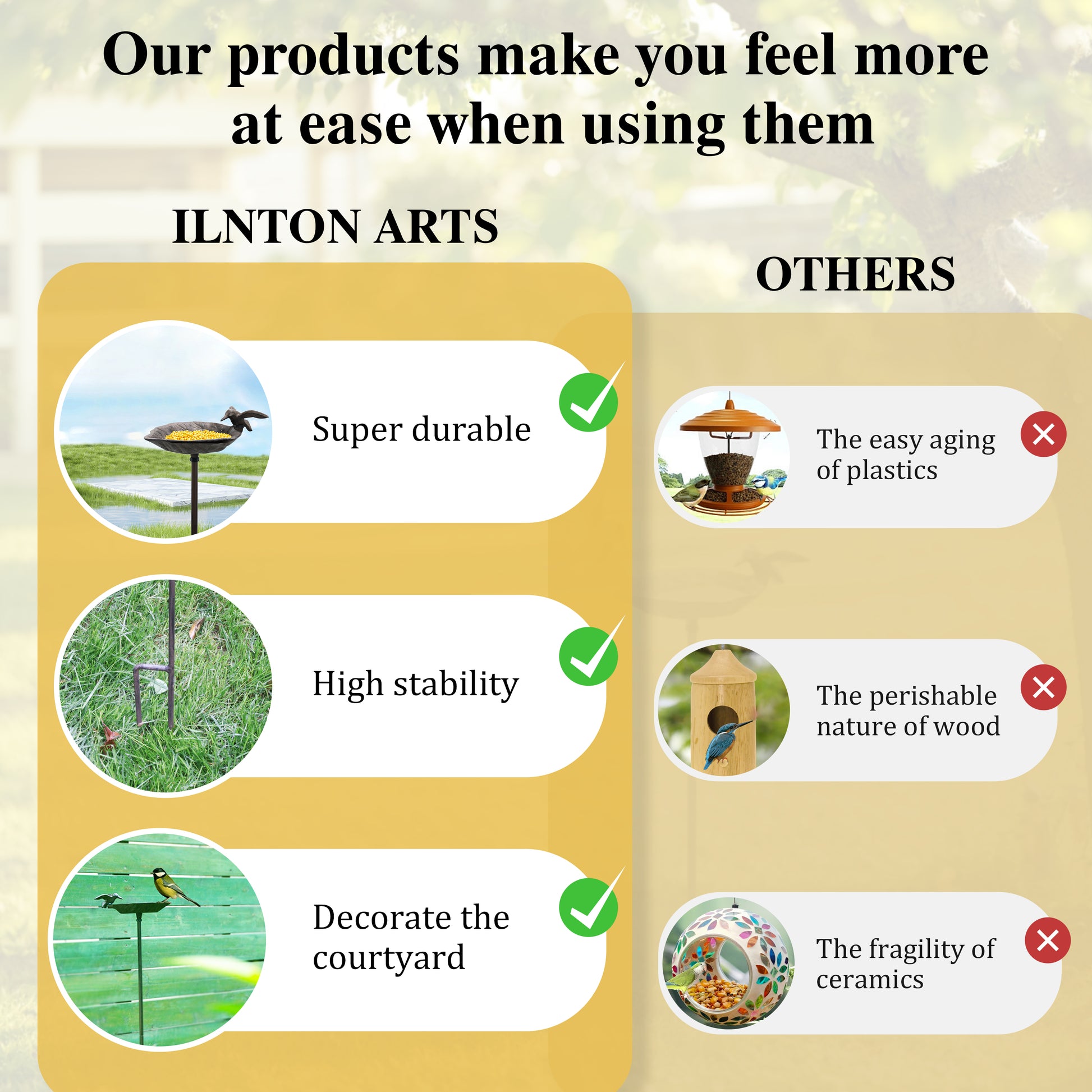 decorative garden bird feeder, 
tall bird feeder, 
leaf bird feeder, 