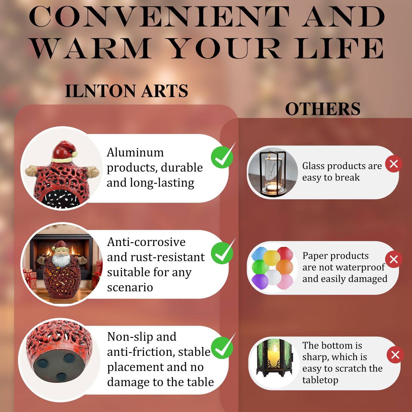 farmhouse christmas decor,
christmas centerpieces for tables,
tea light candle holders