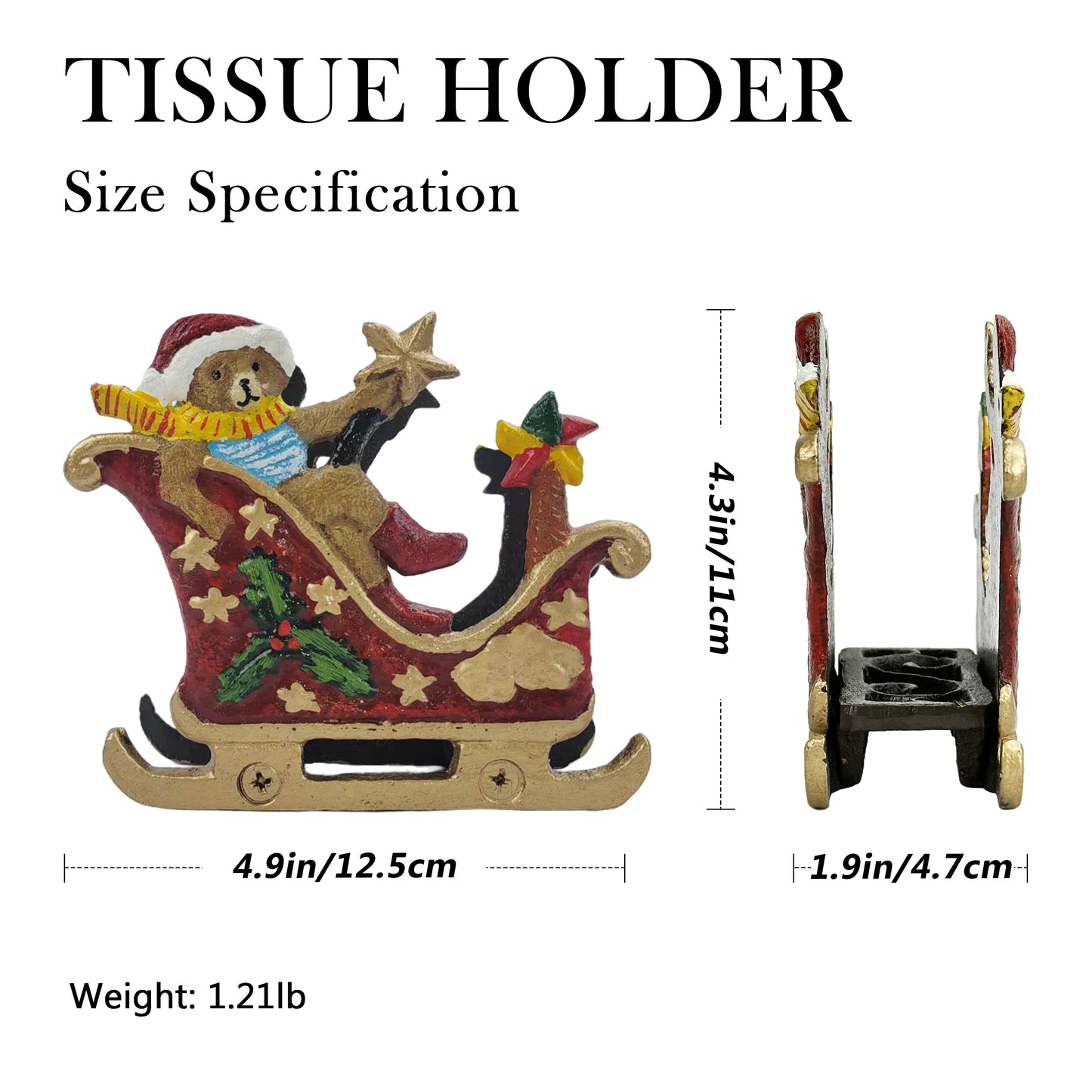 Christmas Sleigh napkin holder
napkin holder for table 