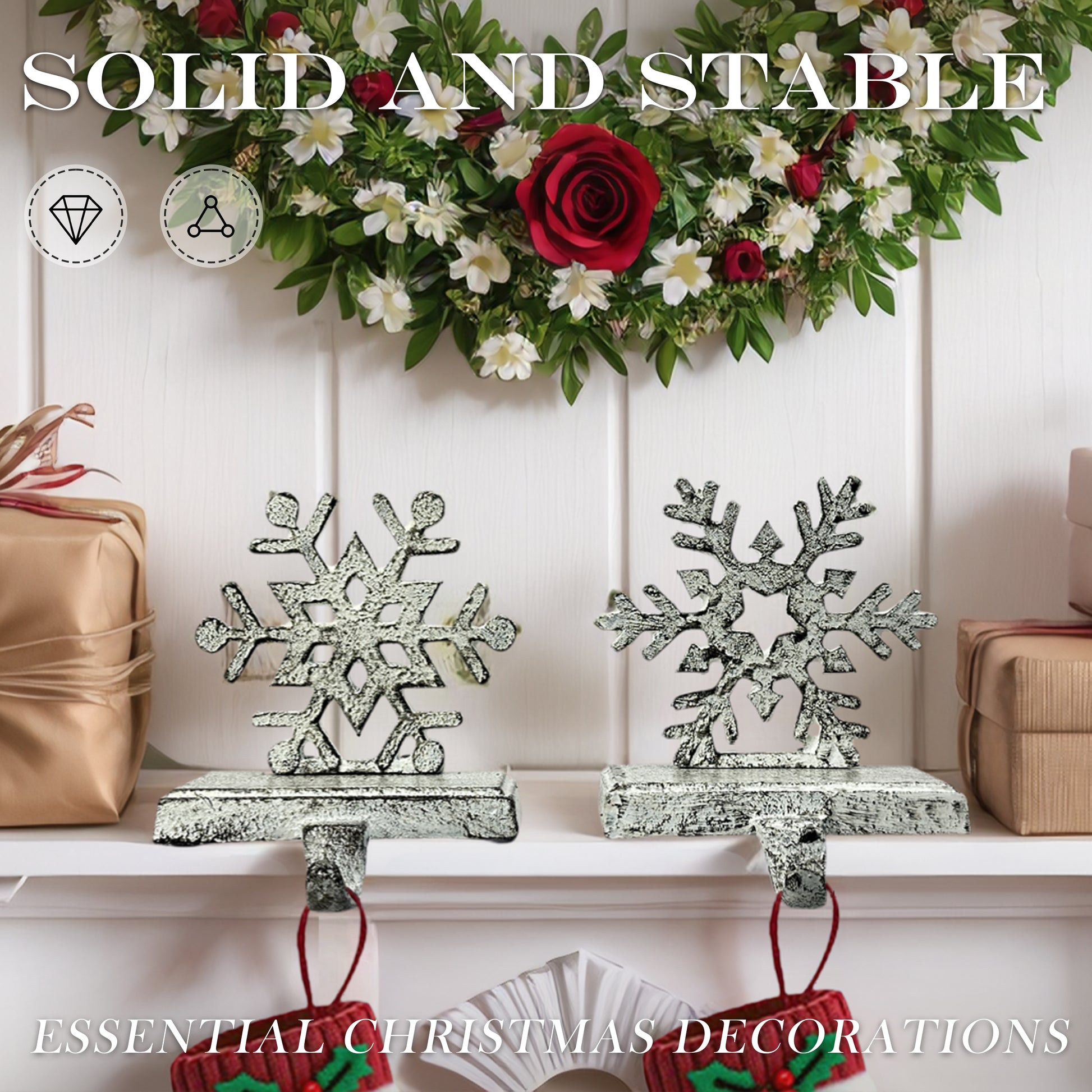 christmas stocking holders，
Christmas Stocking Holders for Mantle