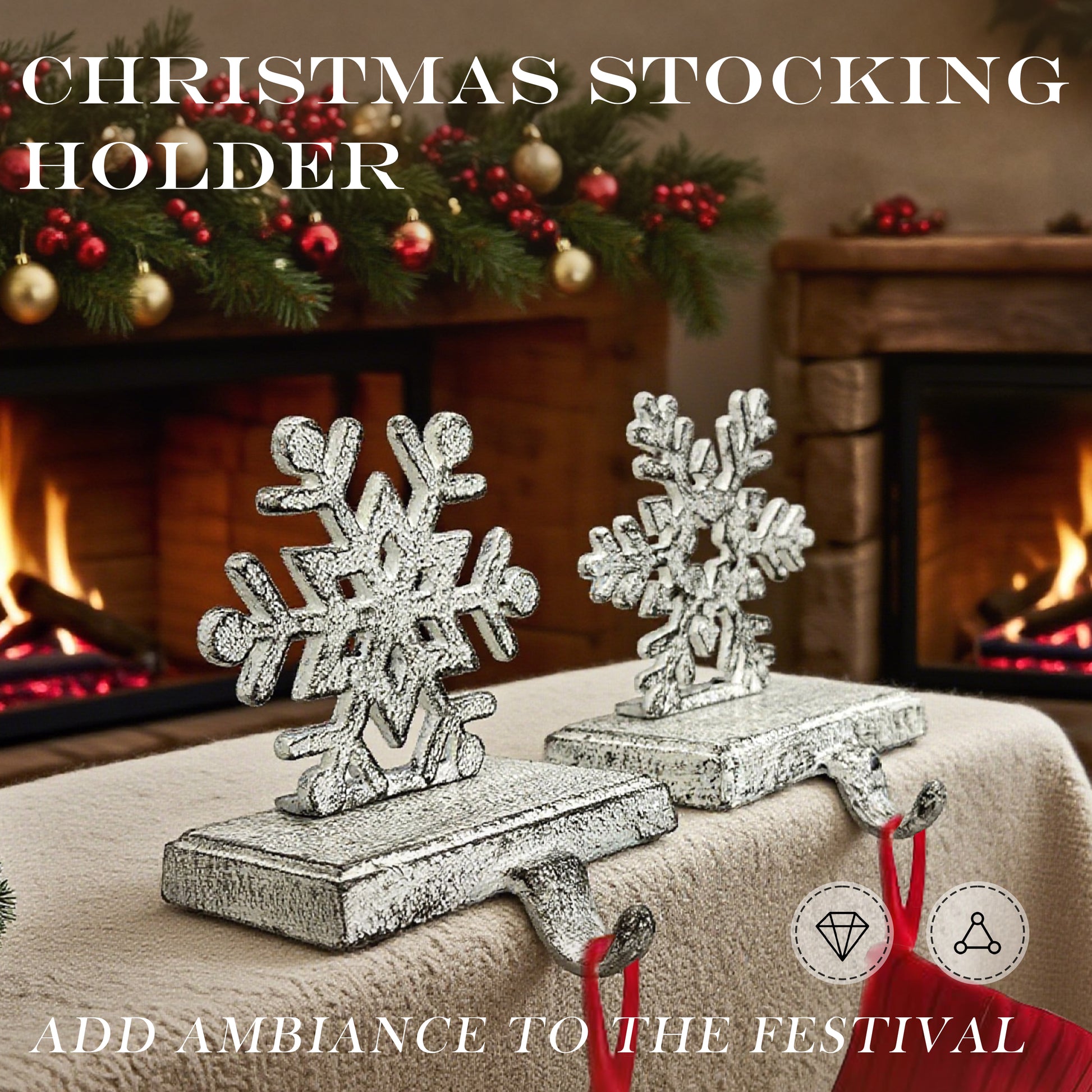 stocking holders for mantle； 
stocking holder；
stocking holders；