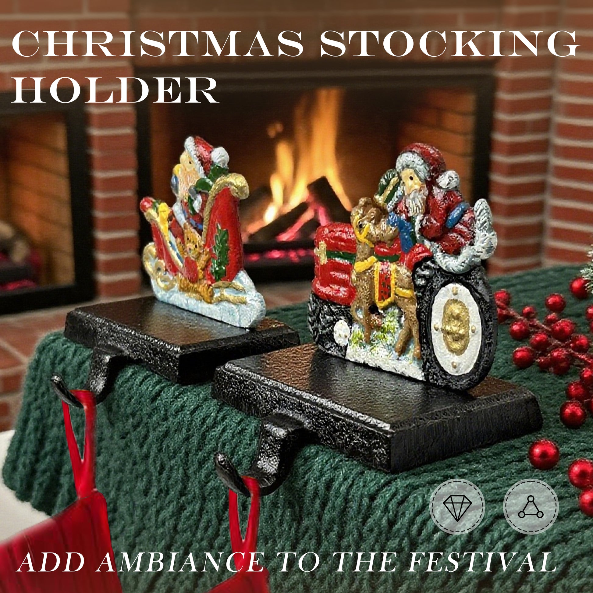 stocking holders for mantle； 
stocking holder；
stocking holders；