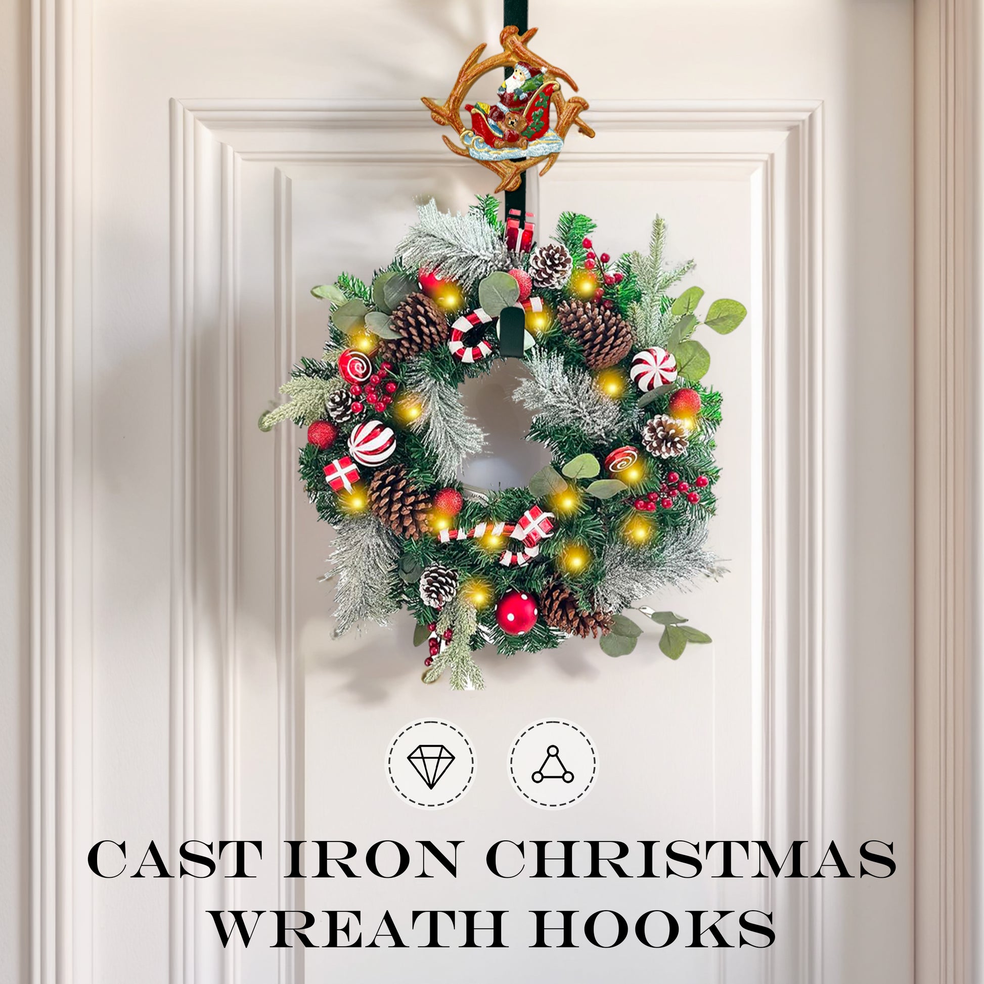 wreath stand,
wreath hangers for front door；
wreath hanger；